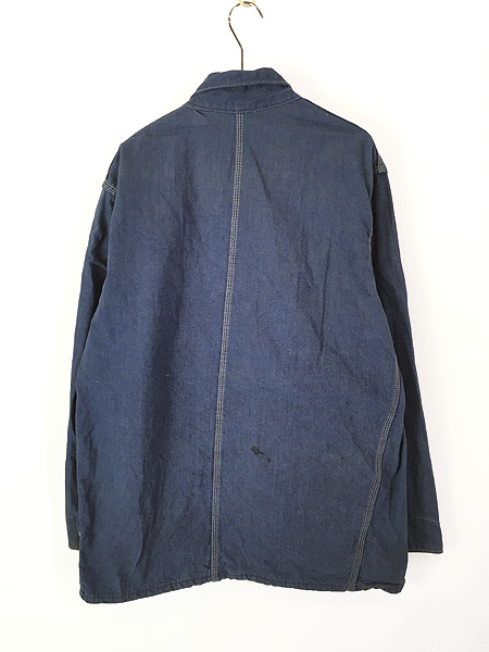 古着 60s USA製 Powr House 濃紺 デニム ワーク カバーオール