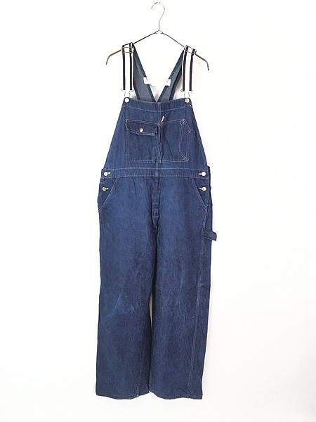 古着 60s MADEWELL ガチャポケ 濃紺 インディゴ デニム ワーク