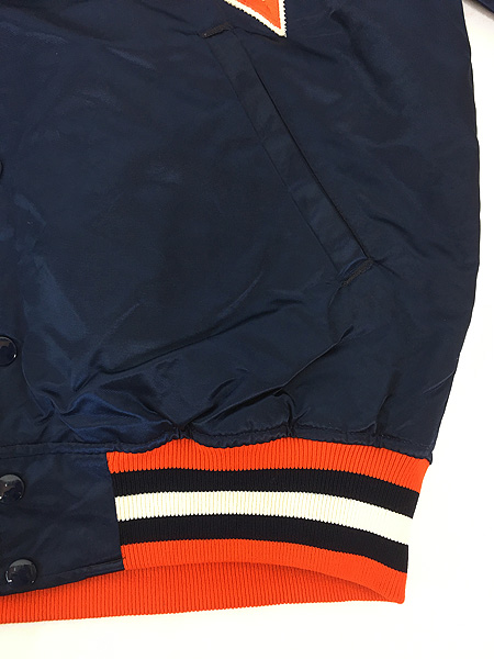 古着 90s USA製 STARTER SYRACUSE 光沢 サテン カレッジ スタジャン