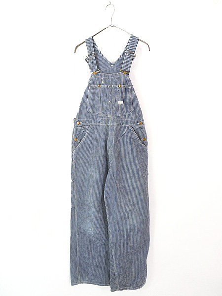 古着 70s USA製 Lee ヒッコリー ストライプ デニム ワーク