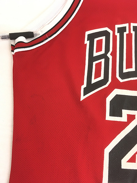 古着 90s USA製 Champion NBA Chicago BULLS ブルズ No23 「JORDAN