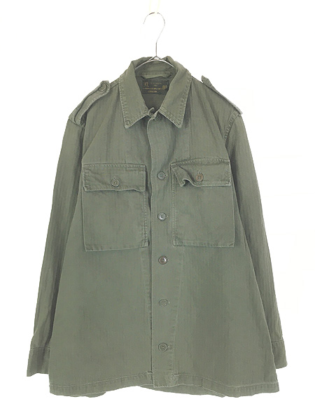 古着 50s スウェーデン軍 M55 初期型 ミリタリー マチ付 スタンド