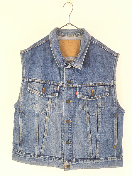 古着 90s duffel 森林 ツリー フリース ベスト L位 古着【10off