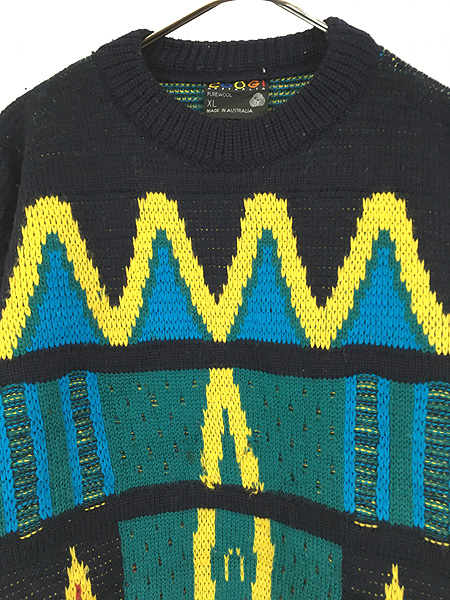 最終売り尽し】古着 90s オーストラリア製 COOGI カラフル マルチ