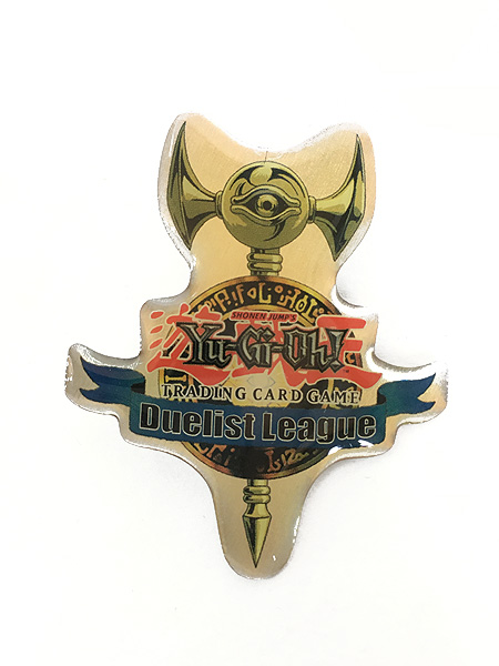 雑貨 古着 90s Yu-Gi-Oh! 遊戯王 千年ロッド 逆輸入 ロゴ ピンバッジ 3