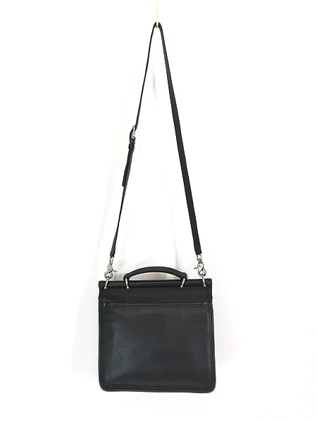 雑貨 古着 90s USA製 OLD COACH 本革 レザー スクエア 2way ショルダー