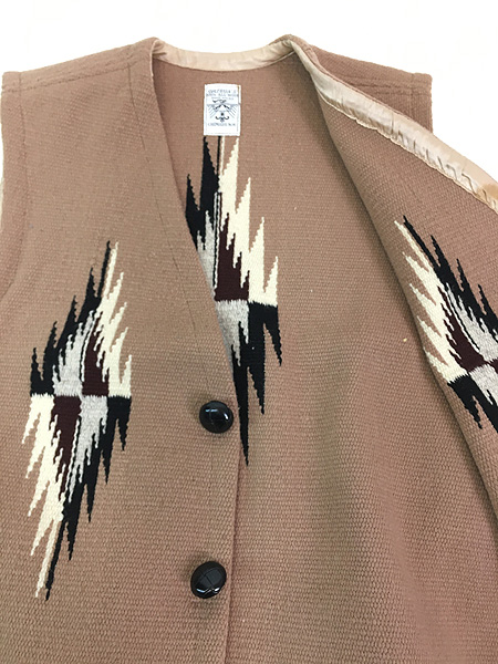 古着 70s ORTEGA'S オルテガ ネイティブ チマヨ ハンド ウーヴン
