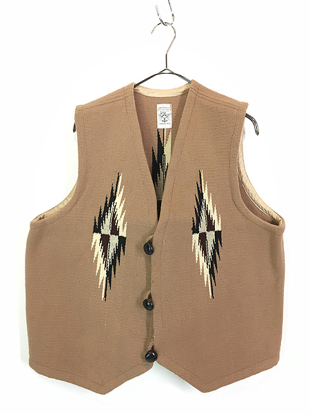 古着 70s ORTEGA'S オルテガ ネイティブ チマヨ ハンド ウーヴン