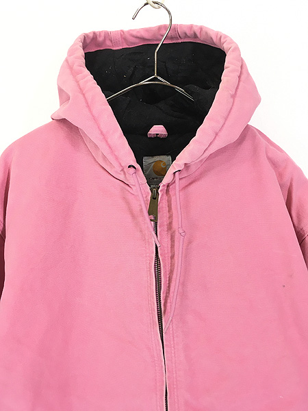 レディース 古着 Carhartt 防寒 ピンク ダック パデット アクティブ