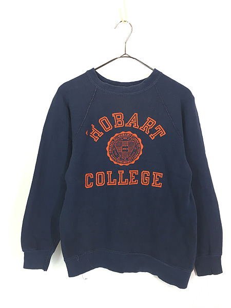 古着 70s USA製 Champion 「HOBART」 3段 カレッジ スウェット