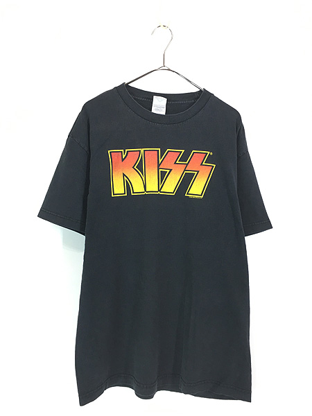 KNOSIS ロゴTシャツ 黒 バンドTシャツ モード 古着 KNOSIS ロゴTシャツ