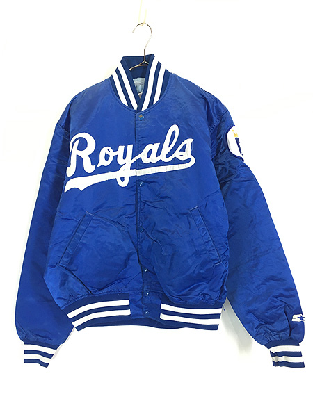 古着 80s USA製 STARTER MLB KansasCity Royals ロイヤルズ 光沢