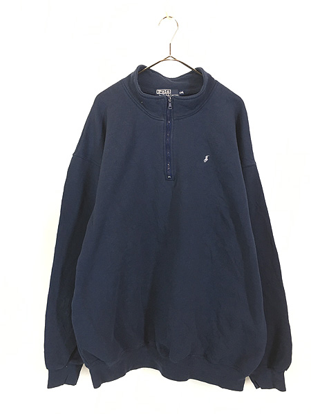 古着 90s USA製 Polo Ralph Lauren ワンポイント ソリッド ハーフ