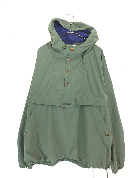 古着 90s Columbia ナイロン アノラック パーカー ジャケット XL 古着