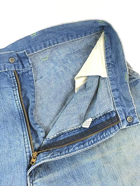 古着 60s USA製 Oshkosh B'gosh 縦落ち インディゴ デニム ワーク