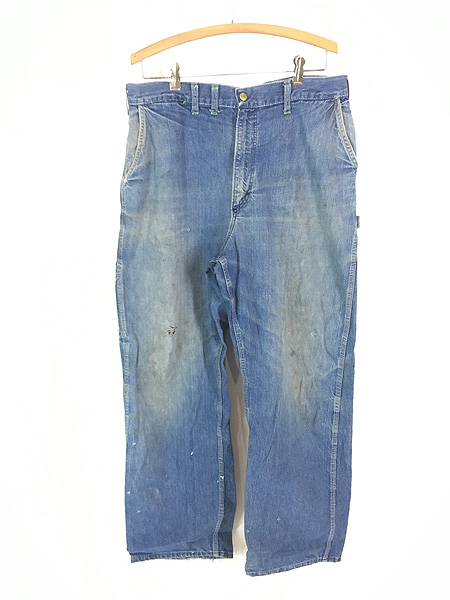古着 60s USA製 Oshkosh B'gosh 縦落ち インディゴ デニム ワーク