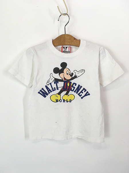 キッズ 古着 USA製 Disney Mickey ミッキー 「WALT DISNEY WORLD