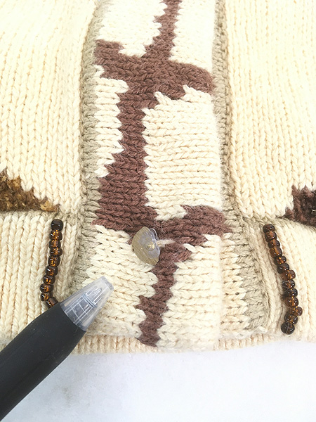 レディース 古着 90s Storybook knits きりん アニマル ビーズ