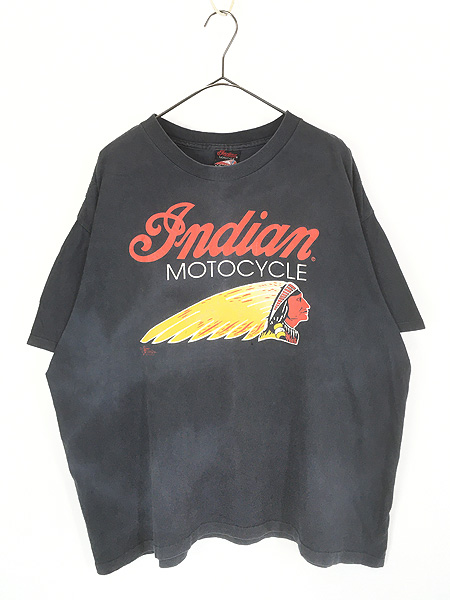 古着 90s USA製 Indian Motocycle インディアン モーターサイクル T