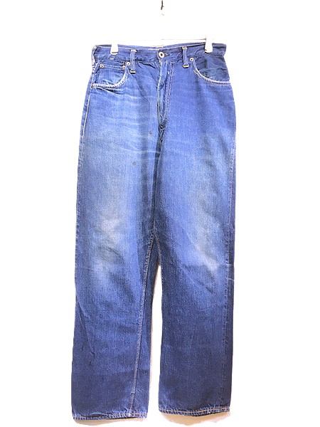古着 50-60s Levi's 701XX Big E 「ミミ付」 濃紺 インディゴ デニム