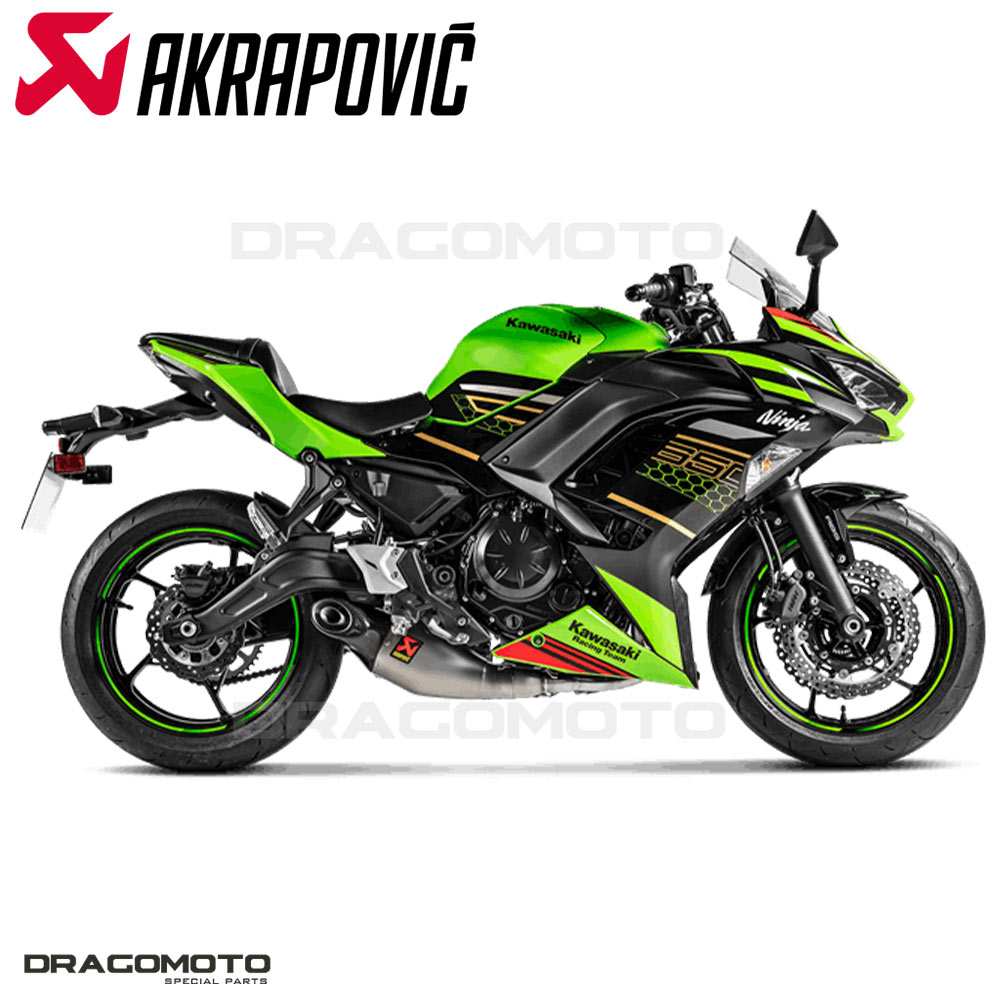 KAWASAKI Z 650 / NINJA 2017-2020 Full exhaust AKRAPOVIC S-K6R12