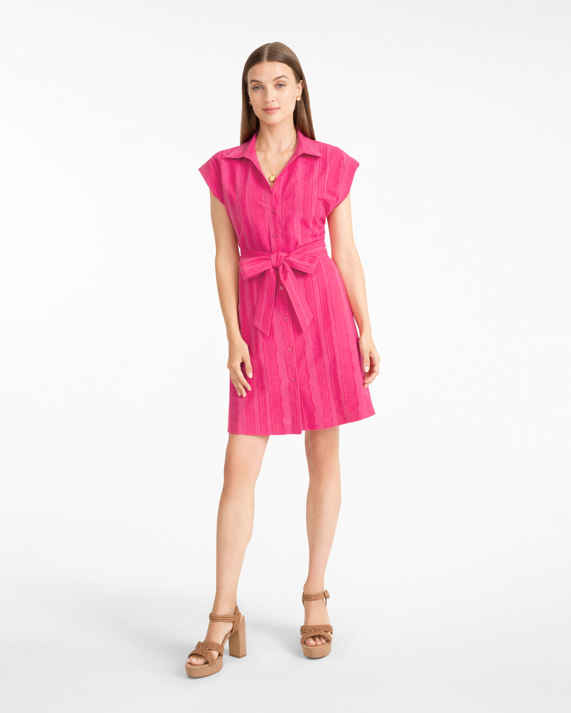 Avery Shirtdress in Poplin – Draper James