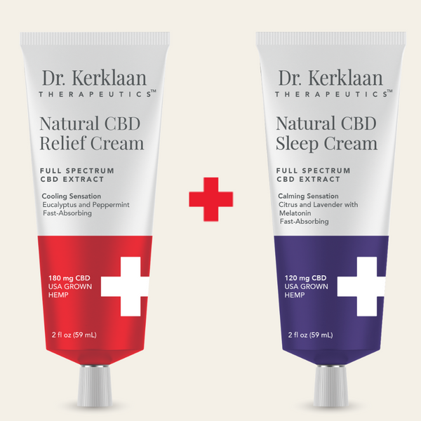 Natural CBD Relief & Sleep Bundle | CBD Cream | Dr. Kerklaan
