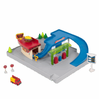 Pocket Dine & Drive Pit Stop | Gas Station Playset | Car Toys