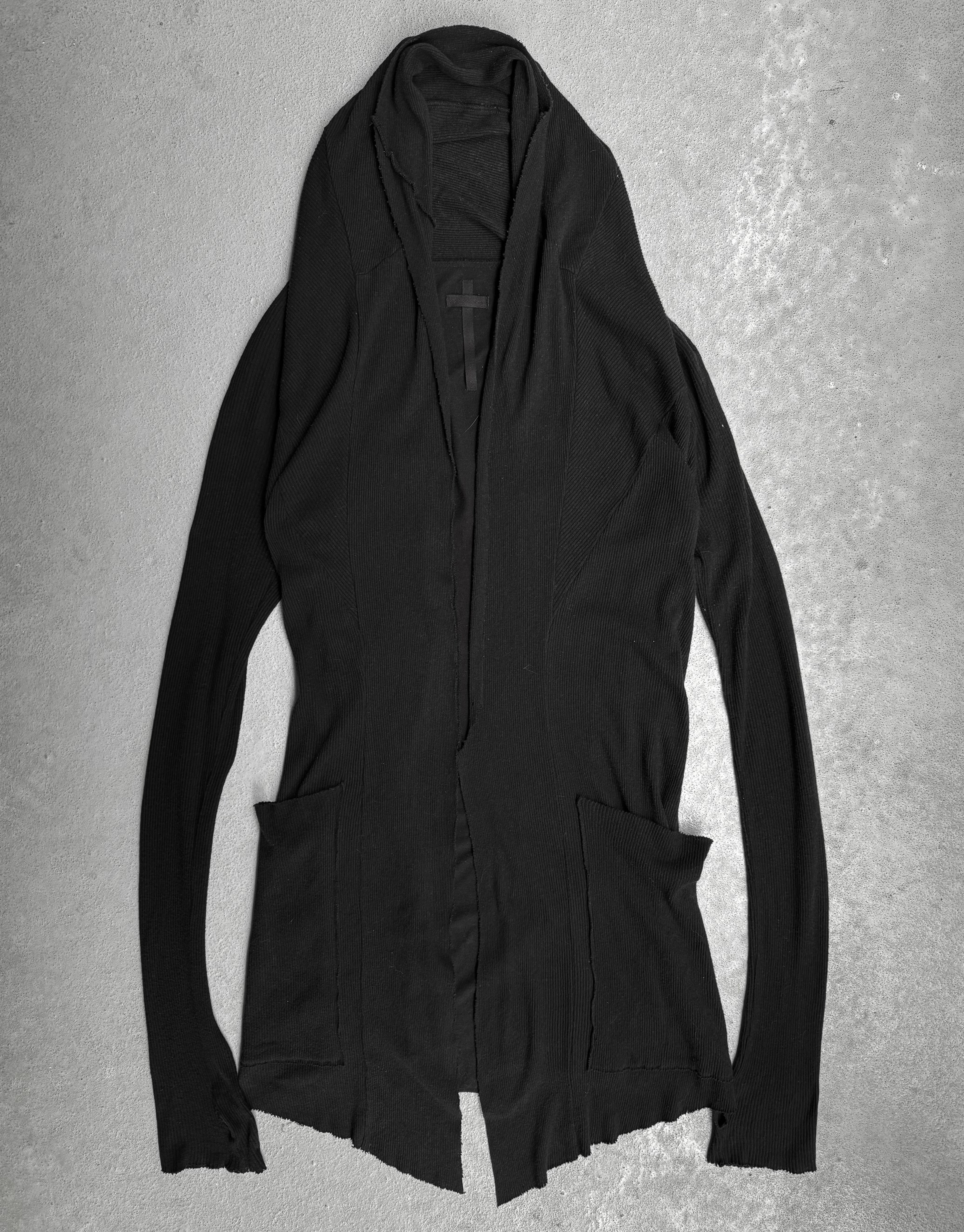 L.G.B. Early 00s Back Cross Ribbed Cotton Cardigan – DRIEW