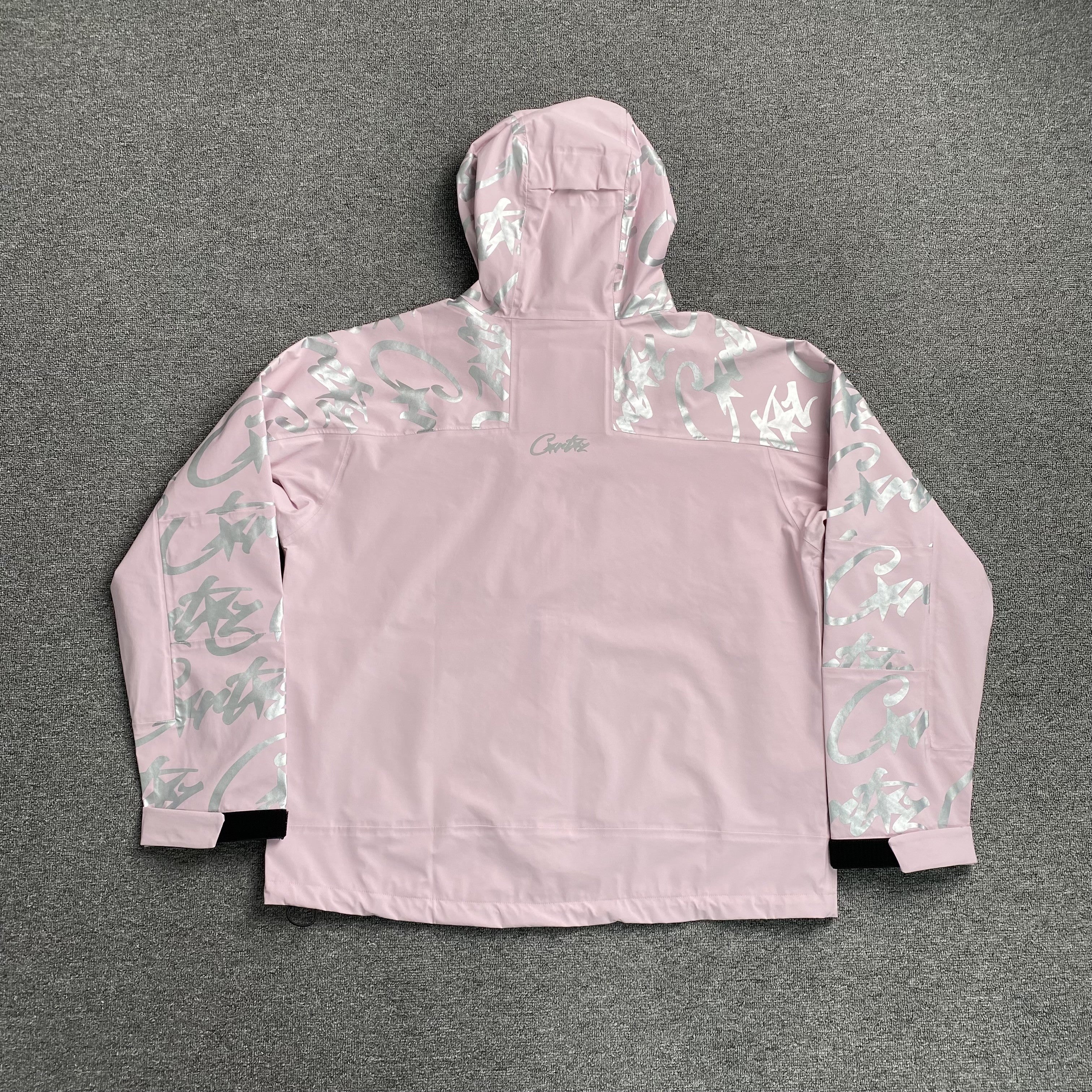 Campera Corteiz Elitework Waterproof Shell Rosa – Drip Store Argentina