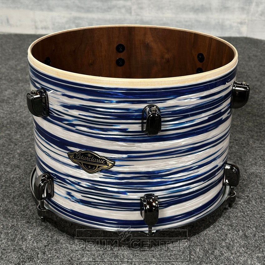 Tama Starclassic Walnut/Birch 5pc Drum Set w/22BD Blue & White Oyster
