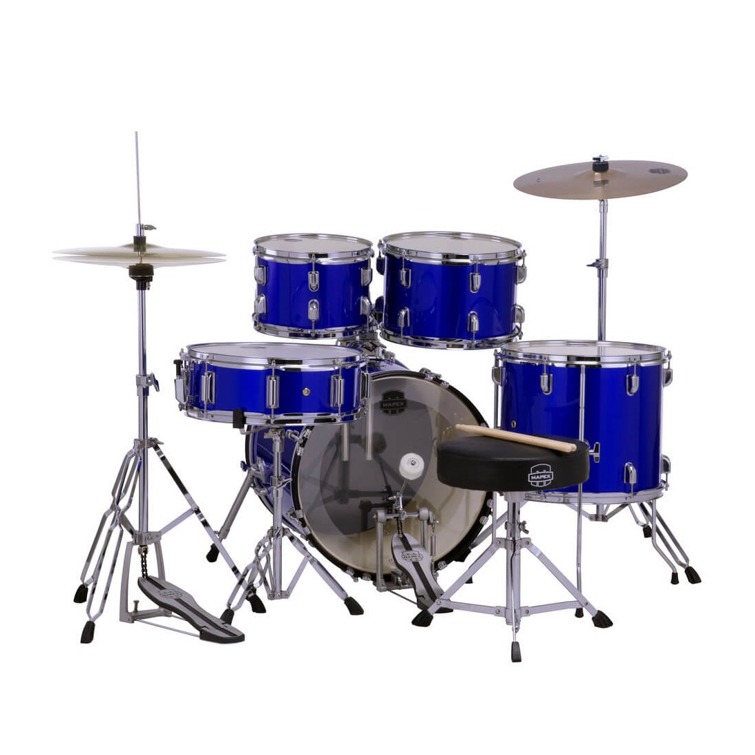 Mapex Comet 5pc Complete Drum Set Indigo Blue 18/10/12/14/14