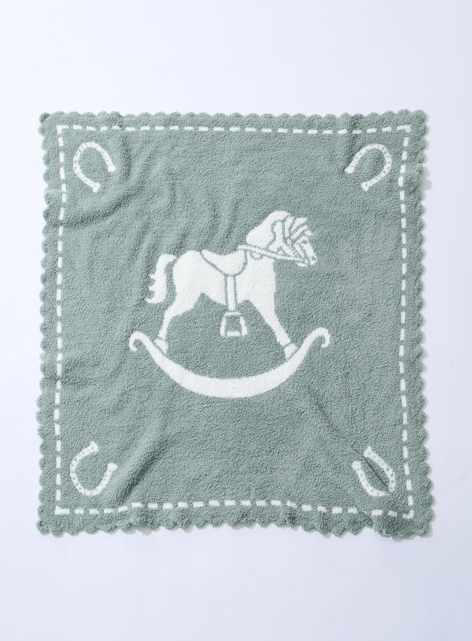 日本別注カラー】スカラップ レシービング ブランケット コージー