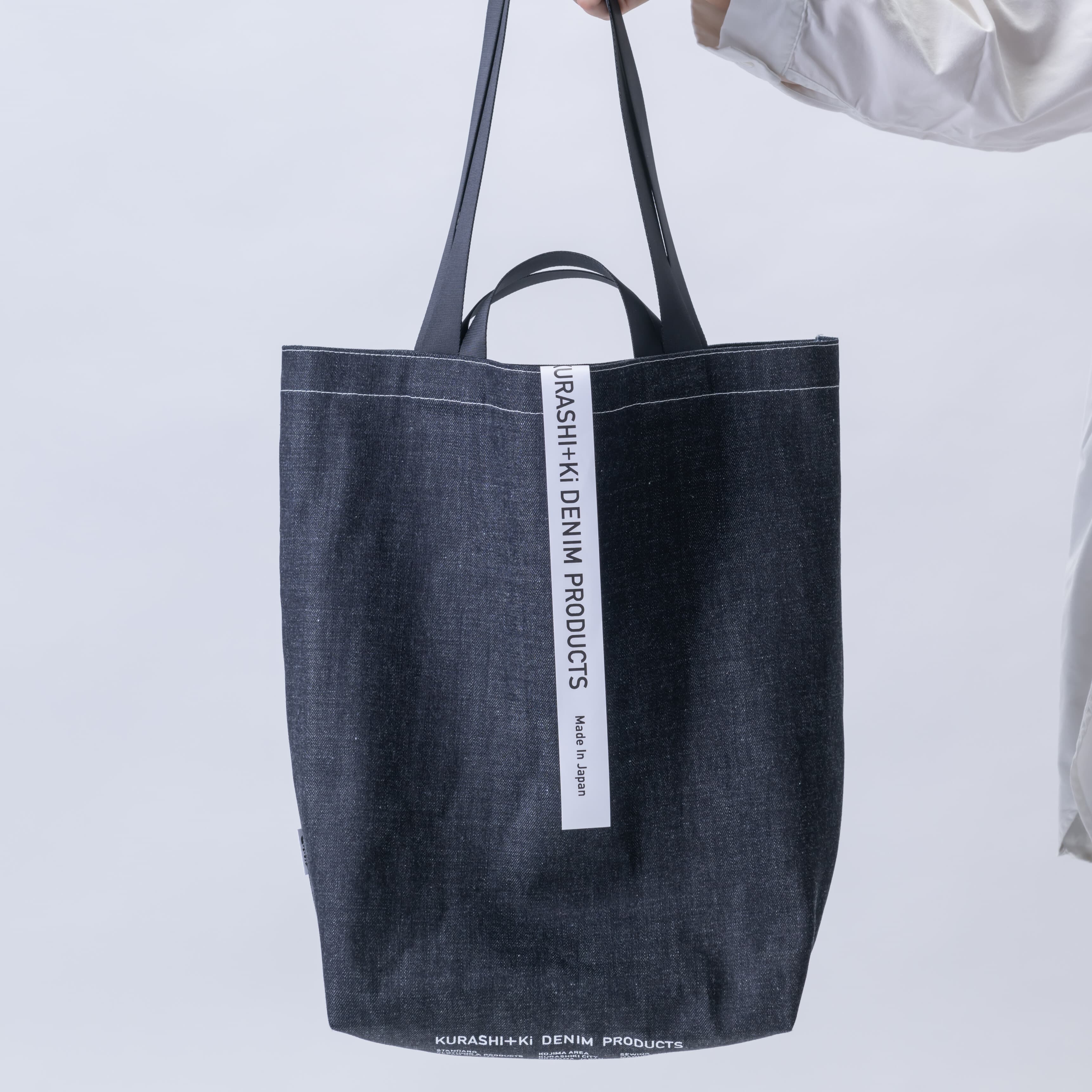 KURASHI+Ki BAG L Indigo（ショッピングトート・インディゴ