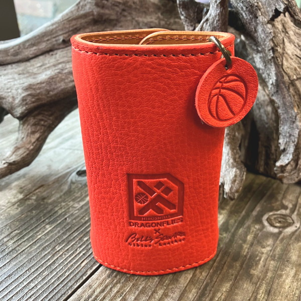 広島ジビエレザー×ドラゴンフライズ鹿革キーケース 1個(キーケース