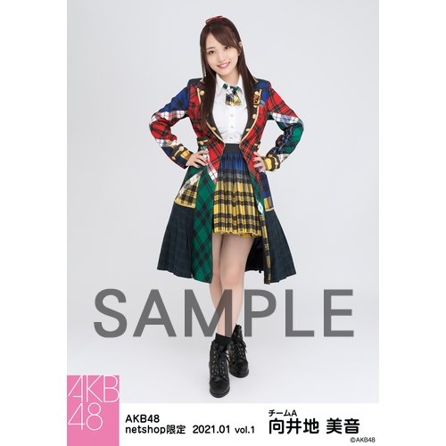 AKB48 2021年1月度 net shop限定個別生写真5枚セットvol.1 向井地美音