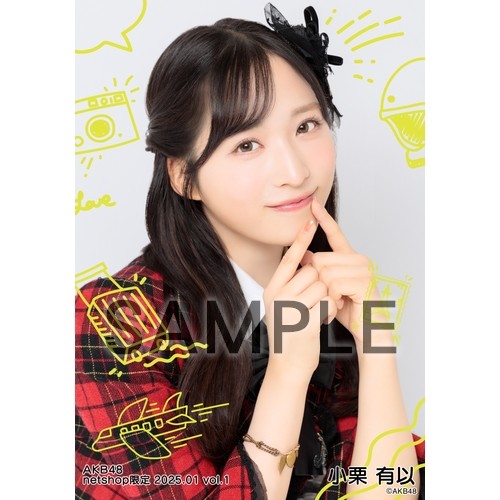 予約商品】AKB48 2025年1月度 net shop限定個別生写真5枚セットvol.1