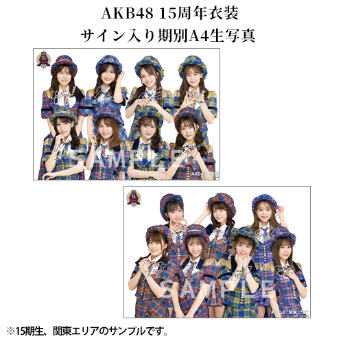 予約商品】AKB48 15周年記念 豪華生写真セット～きみが好きなカコ