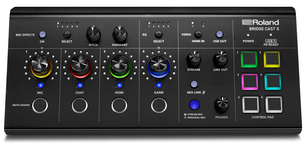 Roland present Bridge Cast X Dual Bus Streaming Mixer & Video Capture