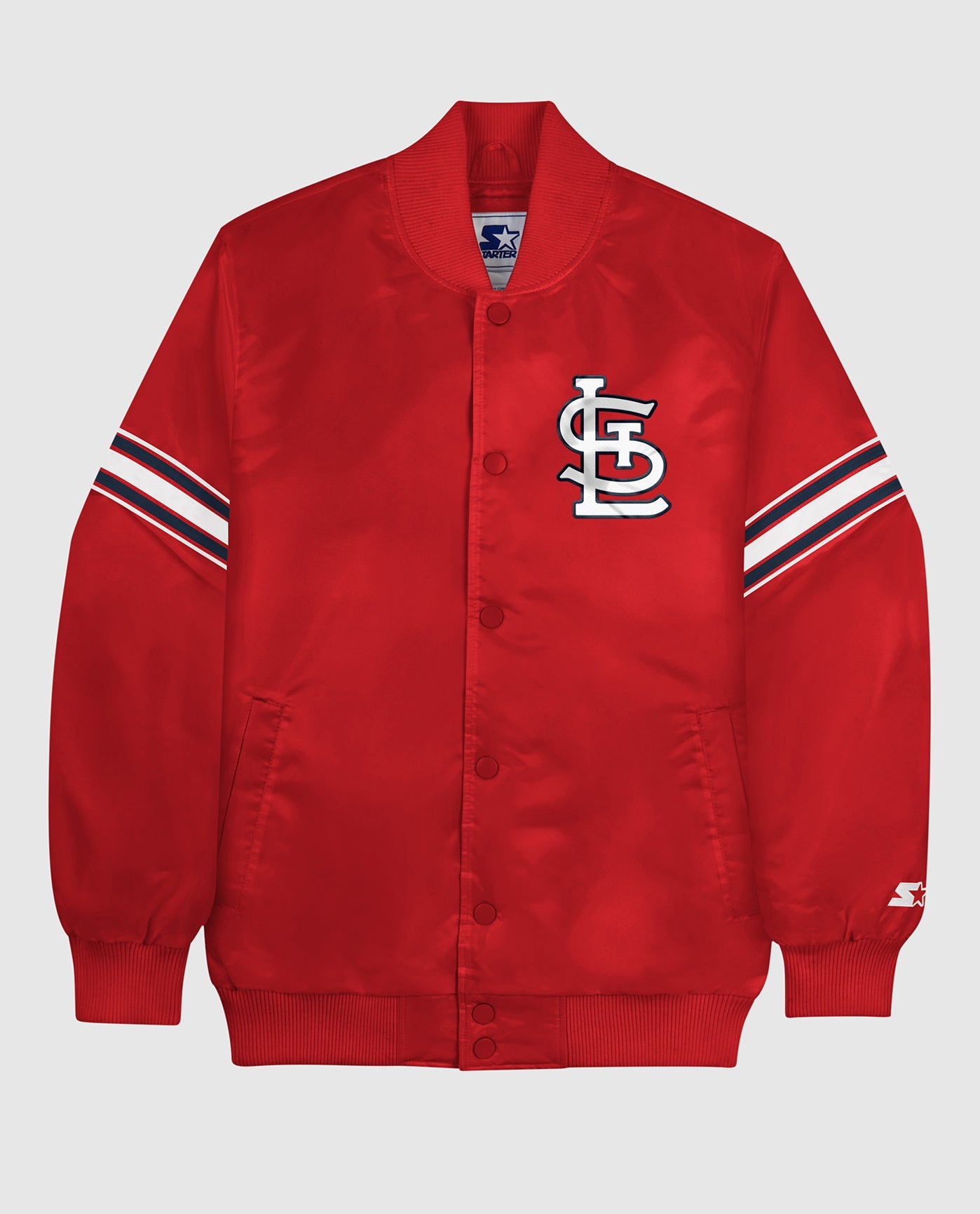 Starter Red St. Louis Cardinals Satin Full-Snap Starter Jacket