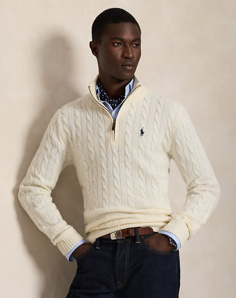 Cable-Knit Wool-Cashmere Sweater | Ralph Lauren