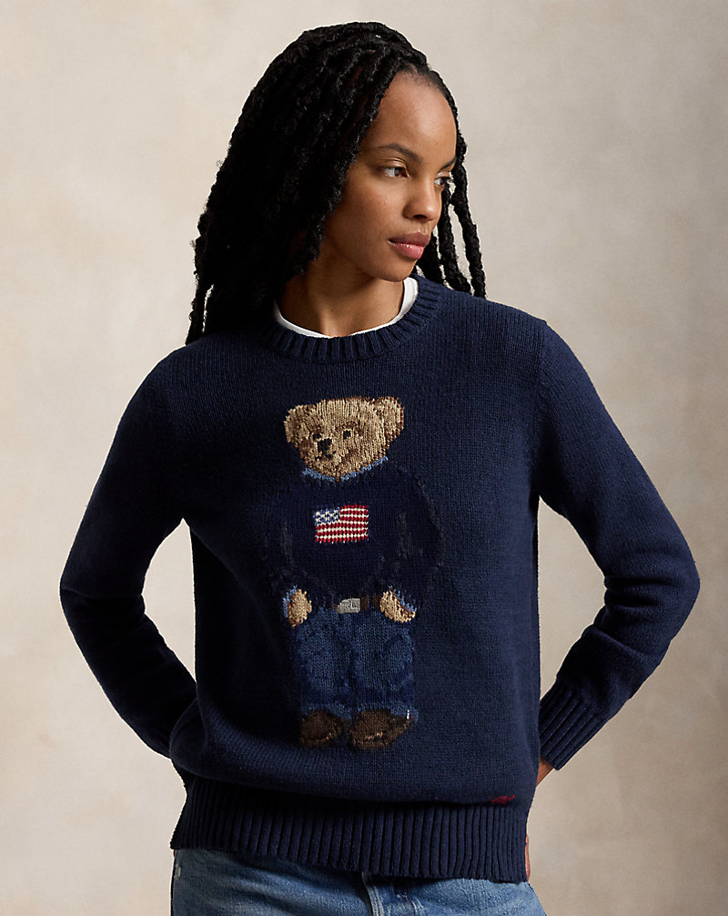 Polo ベア コットンリネン セーター | ラルフ ローレン公式オンライン