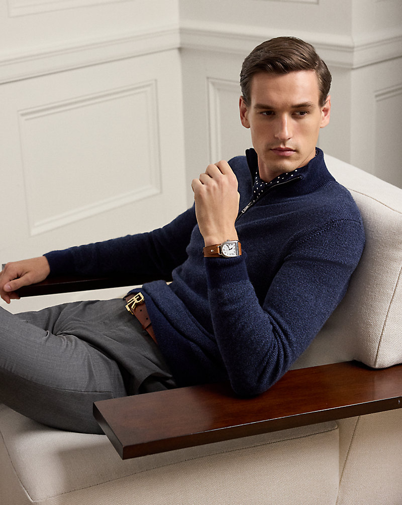 Cashmere Quarter-Zip Sweater | Ralph Lauren