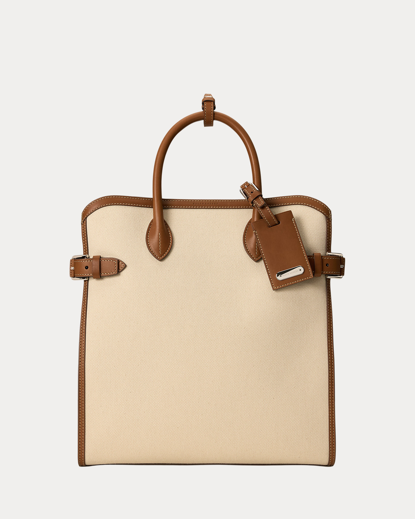 Bedford カーフスキントリム キャンバス トート | ラルフ ローレン公式