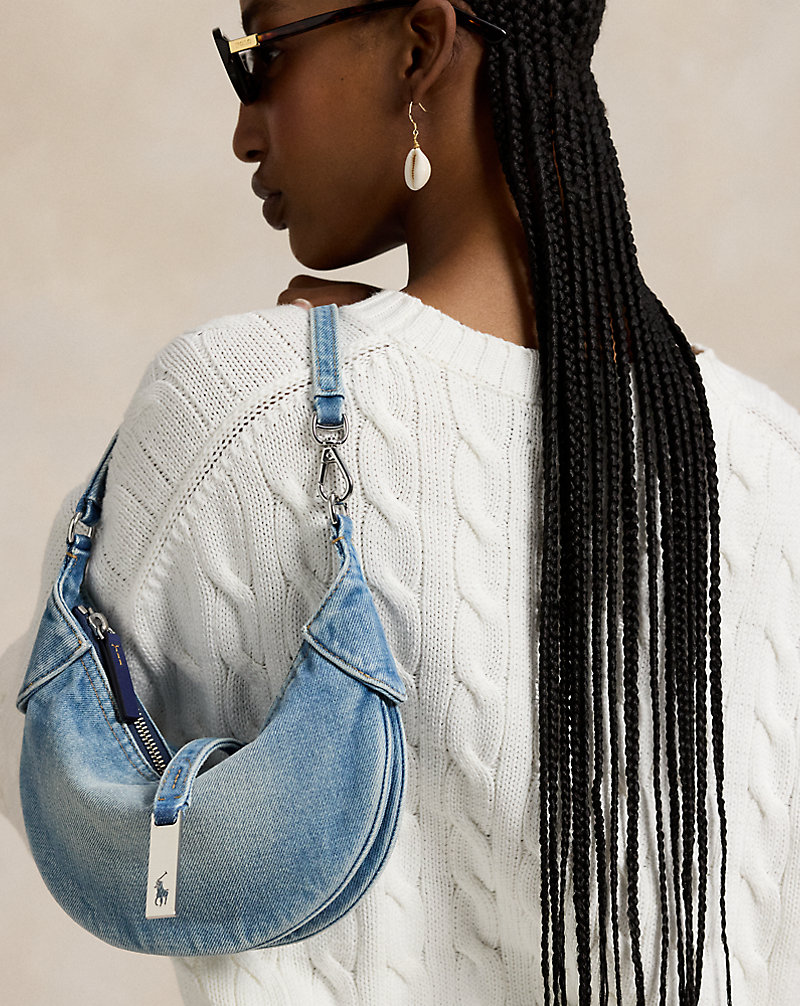 Polo ID デニム ミニ ショルダー バッグ | ラルフ ローレン公式