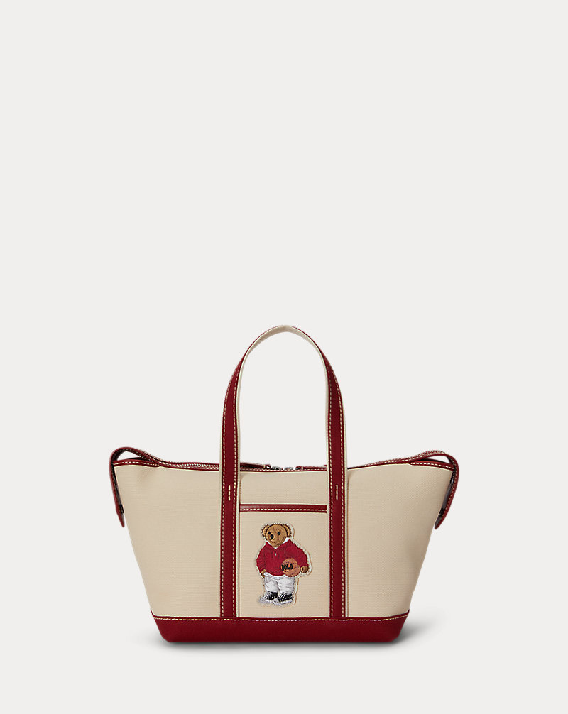 Polo ベア キャンバス ミニ ショッパー トート | ラルフ ローレン公式