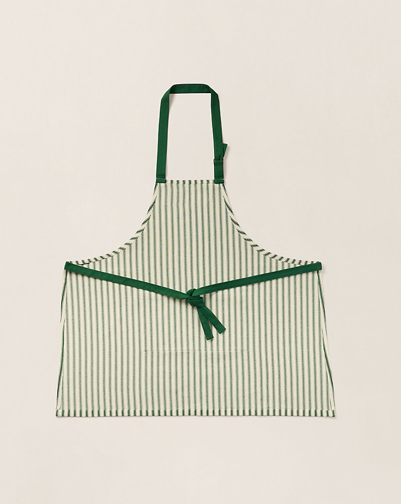 Ralph's Coffee ストライプド コットン エプロン | ラルフ ローレン