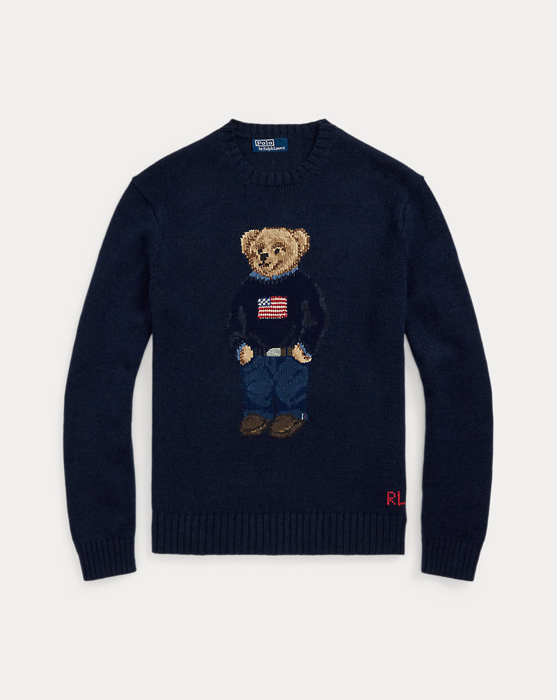 Polo Bear Cotton-Linen Sweater
