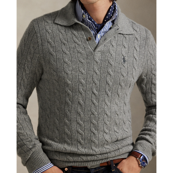ケーブルニット ウールカシミヤ セーター | ラルフ ローレン公式