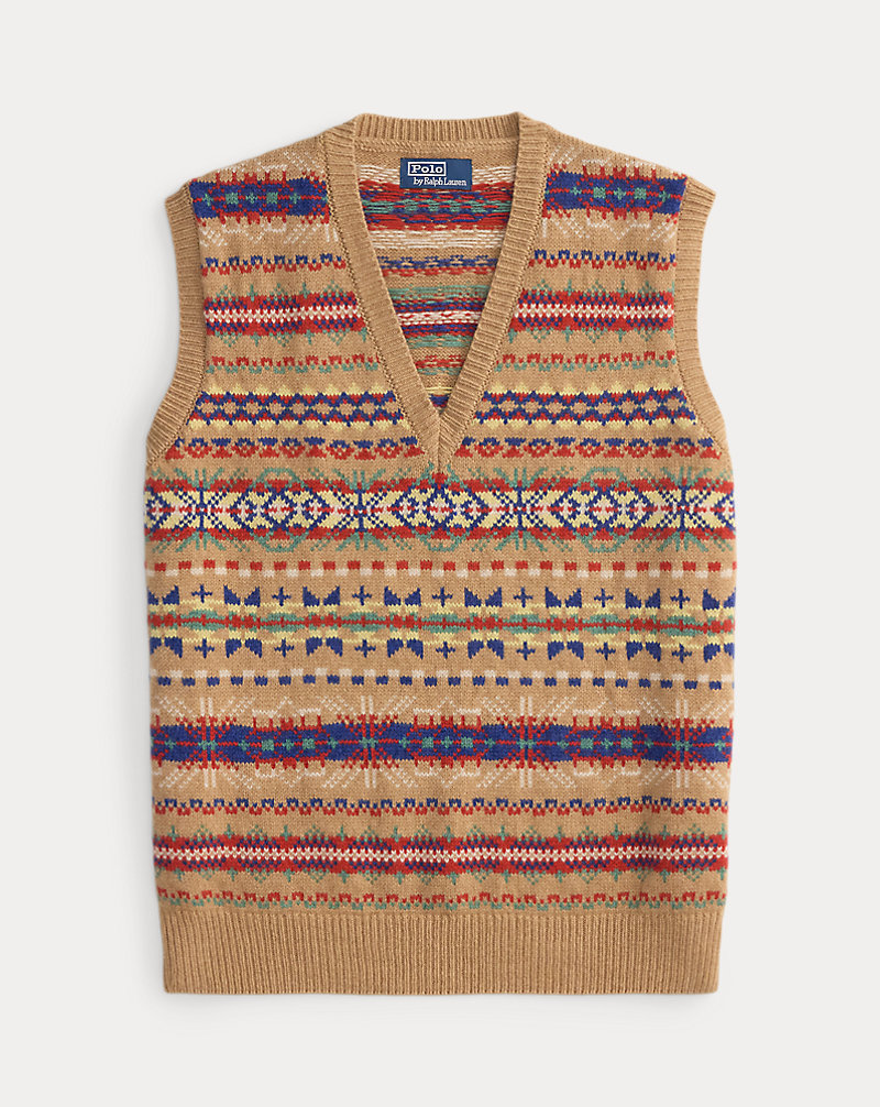 フェア アイル ウール セーター ベスト | ラルフ ローレン公式